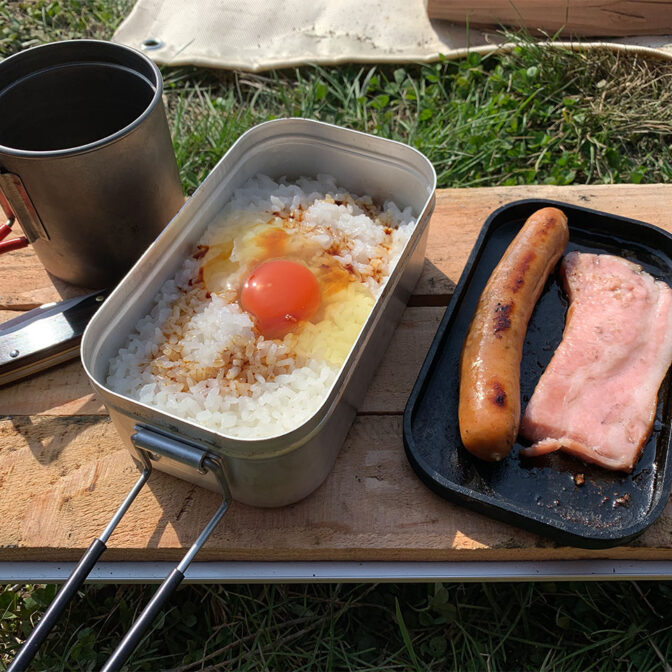 ロックパンで朝ごはん