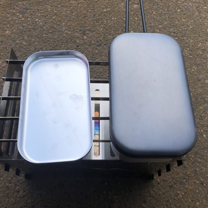 メスティンに嵌めたロックパン