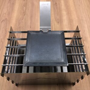 極厚グリルプレート【甲冑】鉄板Ver.　コンパクトサイズ