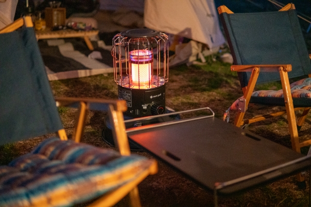 冬キャンプでの暖房事情