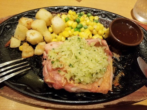 サイゼリアの若鳥のグリル ディアボラ風