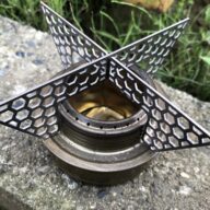 GOTOKU HEXA (ヘキサ) 純チタン製アルコールストーブ用五徳 ※トランギア、エバニュー対応