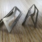 純チタン製の箸置き、2個セット、ペア