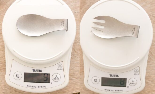 軽すぎるスプーン軽すぎるフォーク