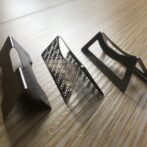 麻の葉文様 純チタン製箸置き