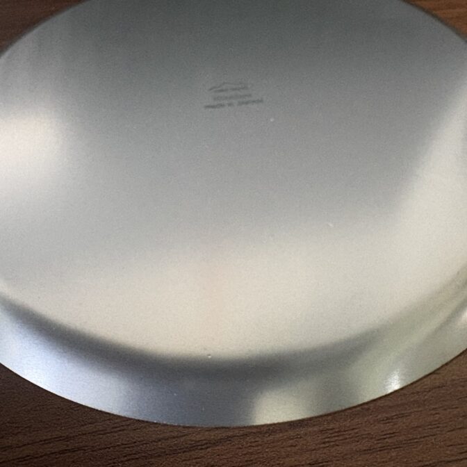 チタン丸皿　取り皿　ラウンドウォームプレート