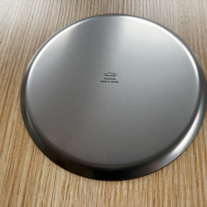 チタン丸皿　取り皿　ラウンドウォームプレート